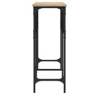 Bijzettafel met bewerkt hout en metalen frame voor elke ruimte - Bijzettafels