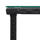 Bijzettafel met gehard glas en gepoedercoat stalen frame - Bijzettafels