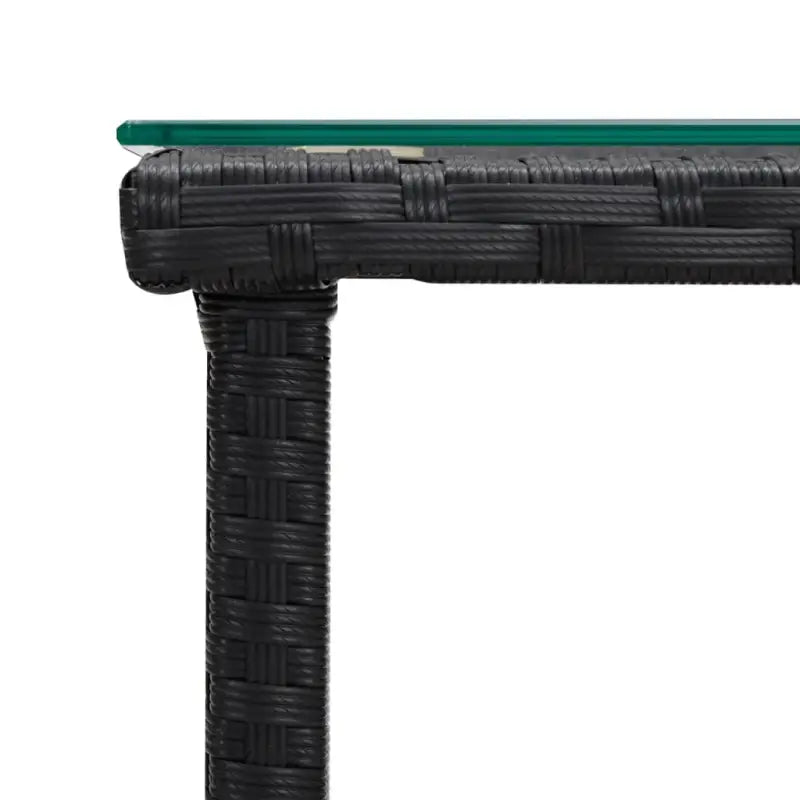 Bijzettafel met gehard glas en gepoedercoat stalen frame - Bijzettafels