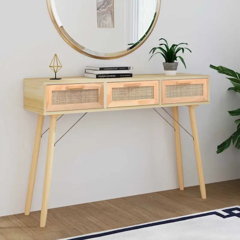 Bijzettafel met stevig blad van massief grenenhout voor jouw Scandinavische interieur - Bruin / 1 - Bijzettafels
