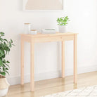 Bijzettafel van massief grenenhout met rustieke uitstraling - Naturel / 1 / 80 cm - Bijzettafels