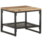 Bijzettafel van massief ruw mangohout voor stijl en duurzaamheid - 1 / massief gerecycled hout - Bijzettafels