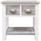 Bijzettafel van Paulowniahout voor in huis of als telefoonstandaard - Bijzettafels