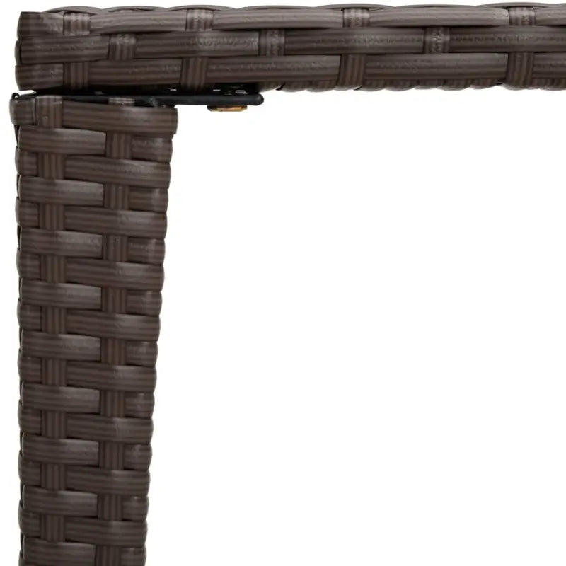 Bijzettafels in poly rattan verschillende maten grote en kleine tafels - Bijzettafels