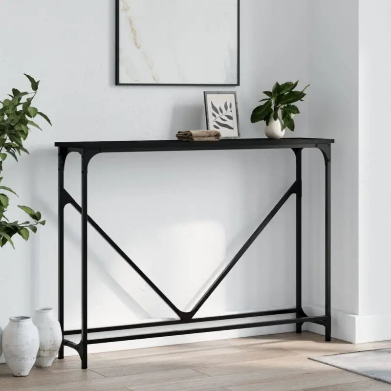 Bijzettafels met bewerkt hout en metalen frame voor een elegante look - Bijzettafels