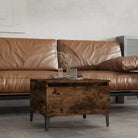 Bijzettafels met bewerkt hout voor een industriële woonkamerstijl - Gerookt eiken / 1 - Bijzettafels