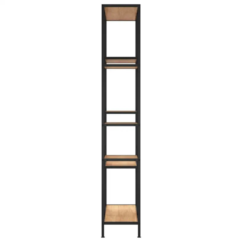 Boekenkast in bewerkt hout voor extra opbergruimte in kleine ruimtes - Lichtbruin / 1 / 180 cm - Boekenkasten