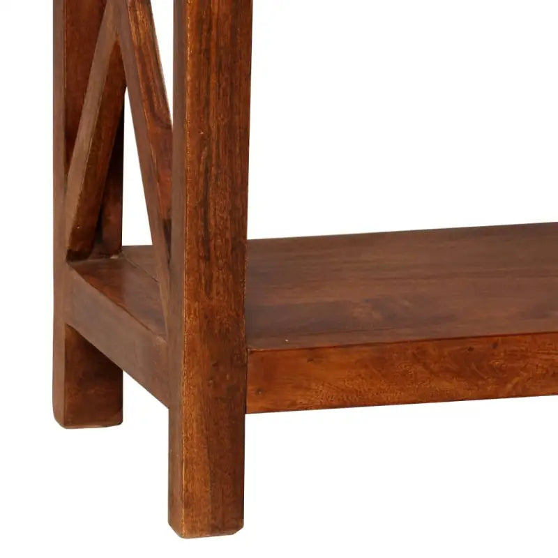 Boekenkast van massief acaciahout met honingkleurige afwerking - 60 x 30 x 160 cm / 1 - Boekenkasten