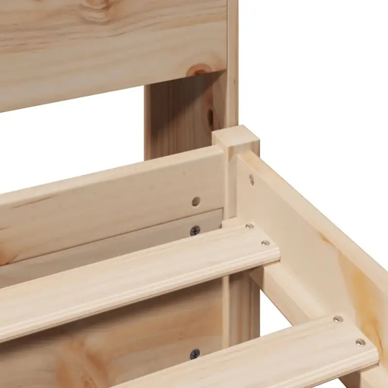 Boekenkastbed met massief grenenhout en ideale totale afmetingen - Bedden & bedframes