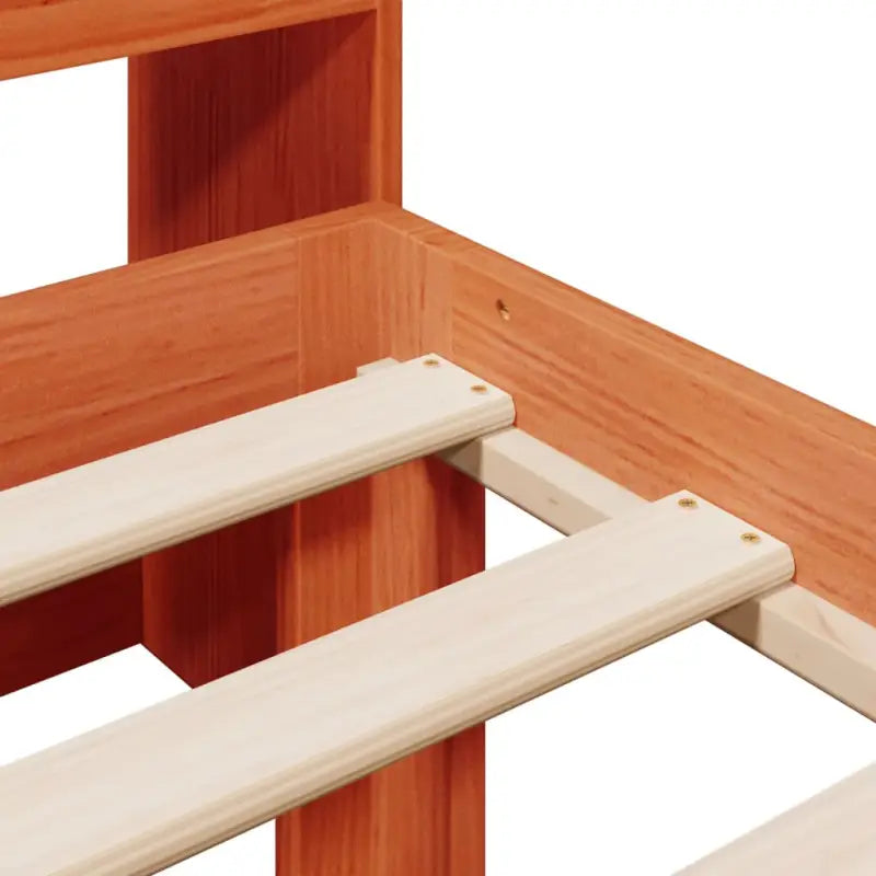 Boekenkastbed met massief grenenhout en mooie totale afmetingen - Bedden & bedframes