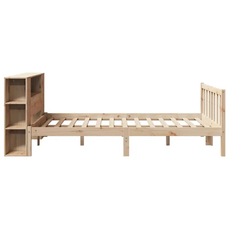 Boekenkastbed van massief grenenhout met ideale totale afmetingen - Bedden & bedframes