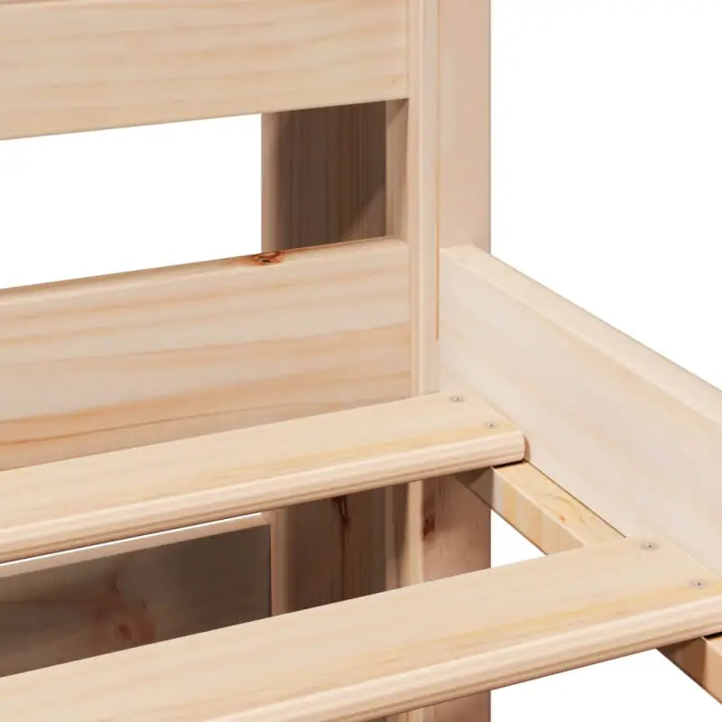 Boekenkastbed van massief grenenhout met ideale totale afmetingen - Bedden & bedframes