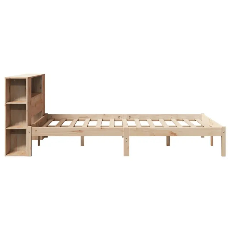 Boekenkastbed van massief grenenhout met perfecte totale afmetingen - Bedden & bedframes