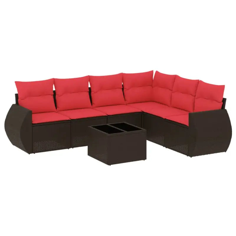 Bruine tuinset met waterdichte tas en gepoedercoat staal - Tuinsets