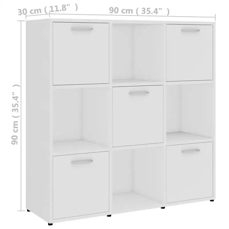 Chique boekenkast van bewerkt hout met ruime opbergruimte - Boekenkasten