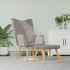 Chique en elegante relaxfauteuil met modern ontwerp - Taupe / 1 / Met voetensteun - Fauteuils & Relaxfauteuils