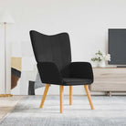 Chique en elegante relaxfauteuil met modern ontwerp - Zwart / 1 / Zonder voetensteun - Fauteuils & Relaxfauteuils