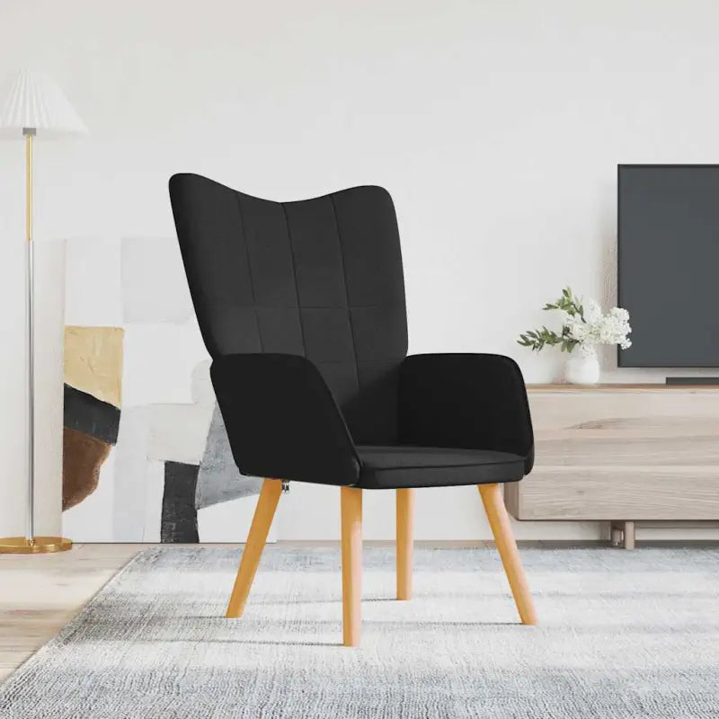 Chique en elegante relaxfauteuil met modern ontwerp - Zwart / 1 / Zonder voetensteun - Fauteuils & Relaxfauteuils