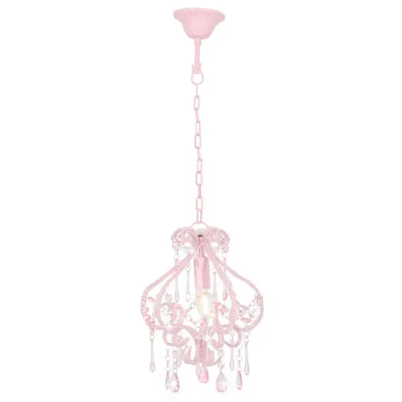 Chique plafondlamp met glinsterende kralen voor een opvallend interieur - Lampen