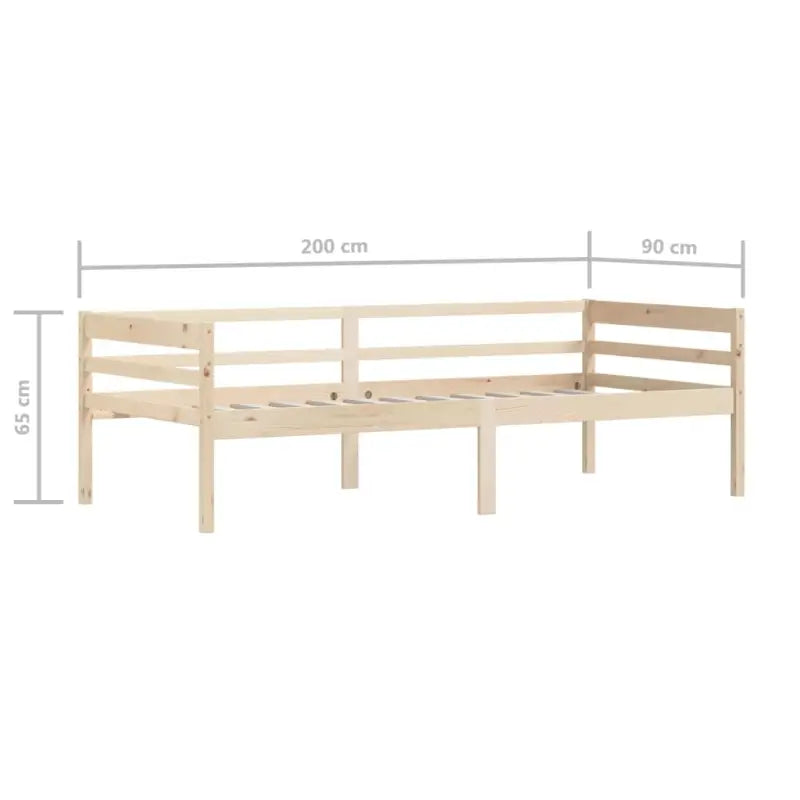 Comfortabel bedframe van massief grenenhout voor een heerlijke nachtrust - Bedden & bedframes