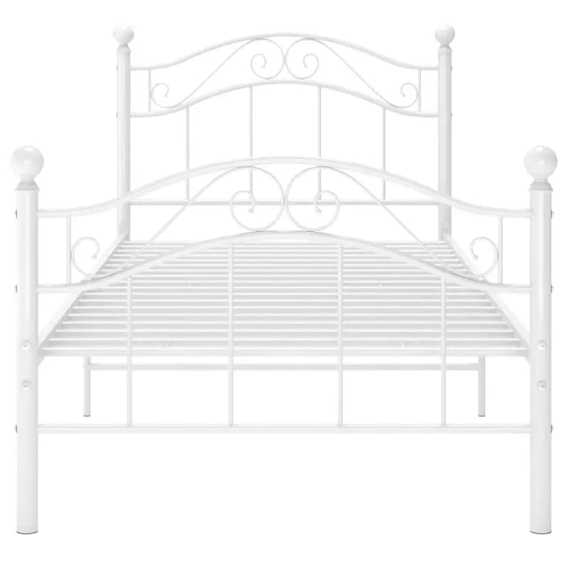 Comfortabel eenpersoonsbed met gepoedercoat metaal voor heerlijke nachtrust - Bedden & bedframes