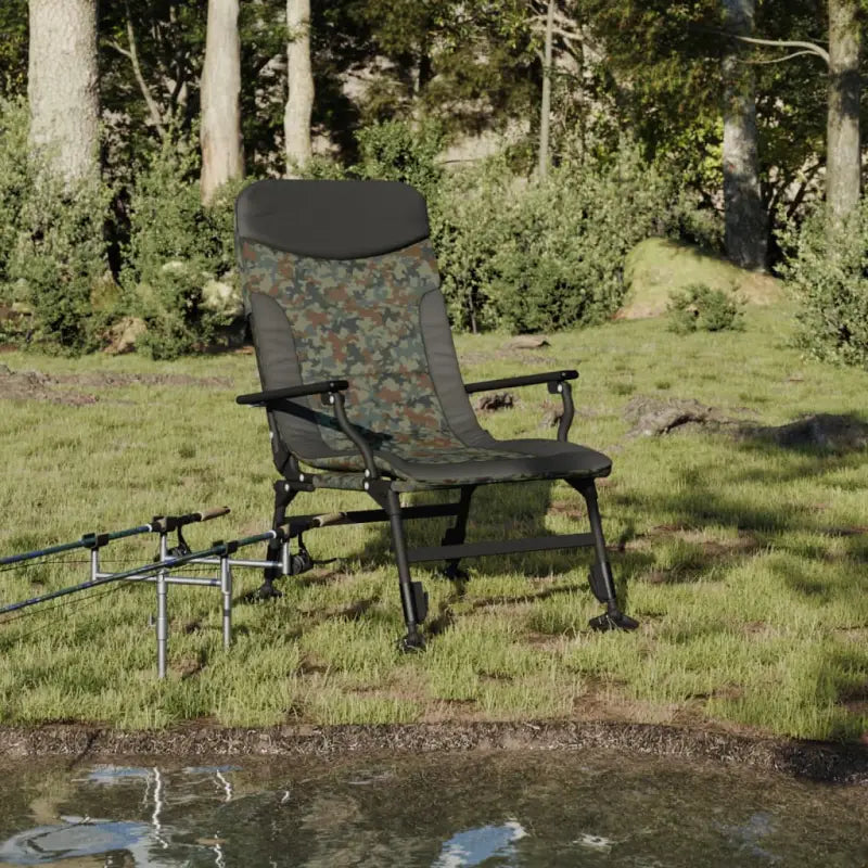 Comfortabele en duurzame visstoel voor buitengebruik - Camouflage / 1 - Tuinstoelen