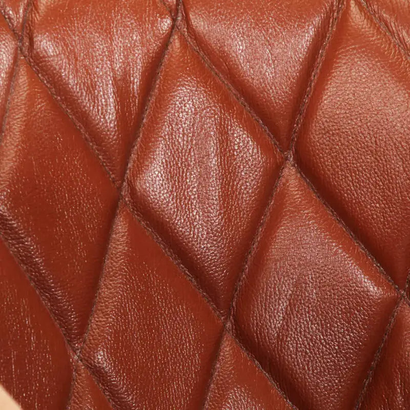 Comfortabele fauteuil met echt geitenleer en massief mangohout - Bruin / 1 - Fauteuils & Relaxfauteuils