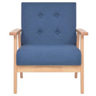 Comfortabele fauteuil met houten frame voor ontspanning en lezen - Fauteuils & Relaxfauteuils