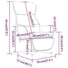 Comfortabele relaxstoel met voetensteun voor ontspanning - Fauteuils & Relaxfauteuils