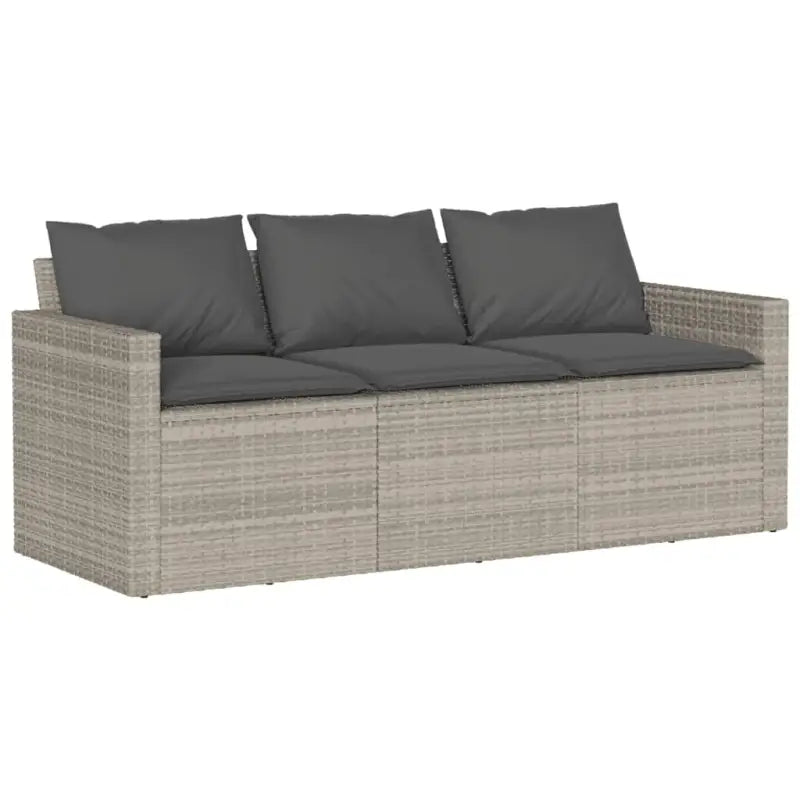 Comfortabele tuinbank van poly rattan met wasbare hoes - Loungebanken