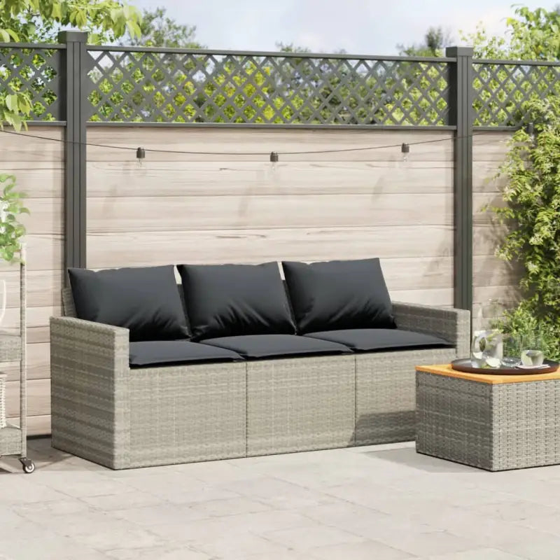 Comfortabele tuinbank van poly rattan met wasbare hoes - Loungebanken