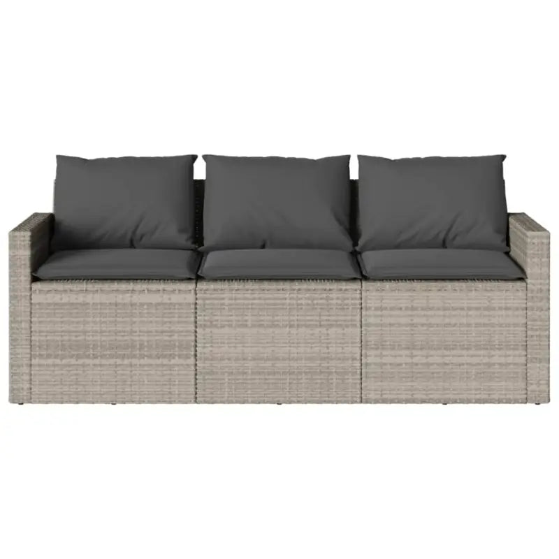 Comfortabele tuinbank van poly rattan met wasbare hoes - Loungebanken