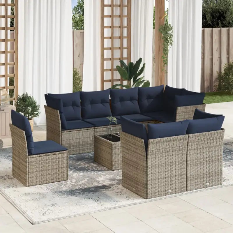 Comfortabele tuinset met waterdichte tas en grijs gepoedercoat staal - Tuinsets