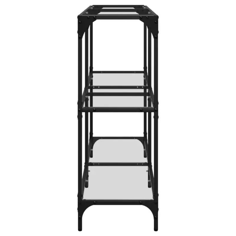 Consoletafel met glazen blad voor stijl en functionaliteit in je kamer - Consoletafels