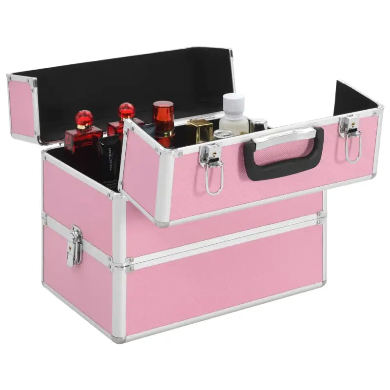 Cosmeticasoap met ABS en aluminium voor net georganiseerde make-up - Roze / 1 - Toilettassen