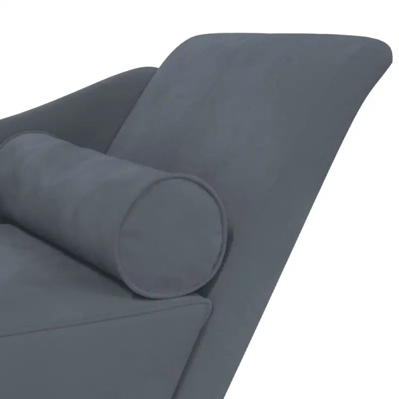 Darkgrijs materiaal chaise longue voor ultiem comfort en ontspanning - Chaises longues