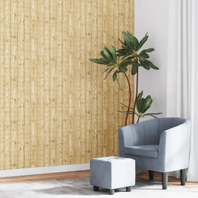 Decoratief behang om je muur te verbergen en te verfraaien - Houtkleur / 1 - Behang