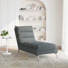 Decoratieve chaise longue met multiplex lattenbodem en duurzame stof - Chaises longues