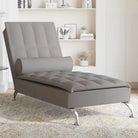 Decoratieve massage chaise longue voor een gezellige interieurvoetnoot - Taupe / 1 - Chaises longues