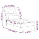 Decoratieve massage chaise longue voor een gezellige interieurvoetnoot - Chaises longues