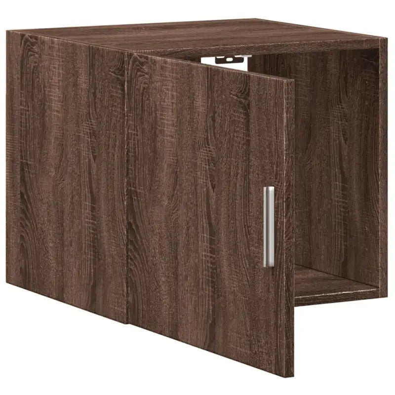 Decoratieve wandkast van bewerkt hout met duurzame en stabiele afwerking - Dressoirs & buffetkasten