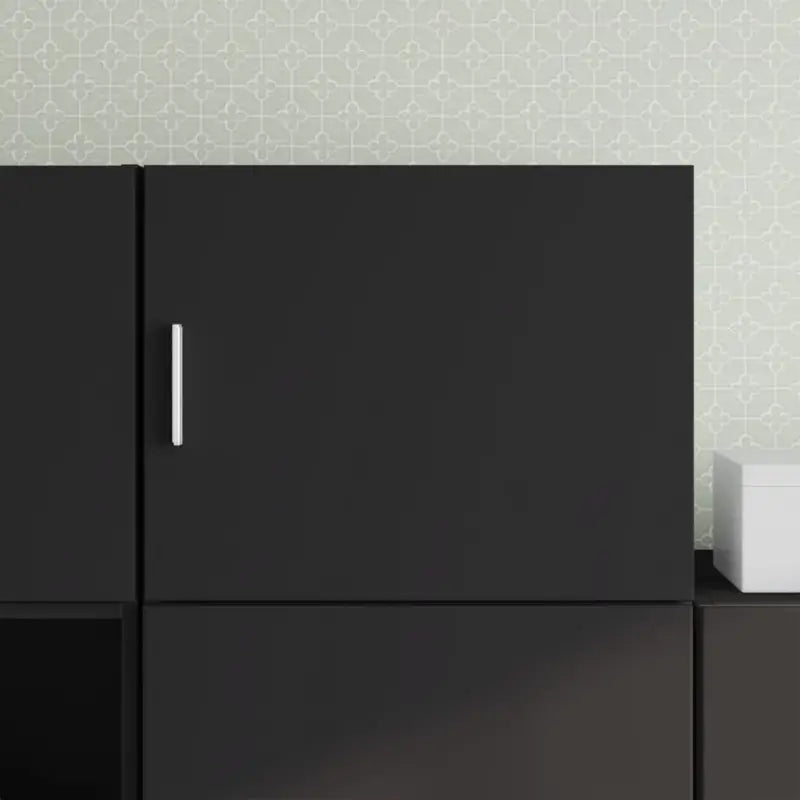 Decoratieve wandkast van bewerkt hout voor stijl en functionaliteit - Zwart / 1 - Dressoirs & buffetkasten