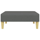 Donkergrijs materiaal slaapbank met vulling en montage vereist - Banken