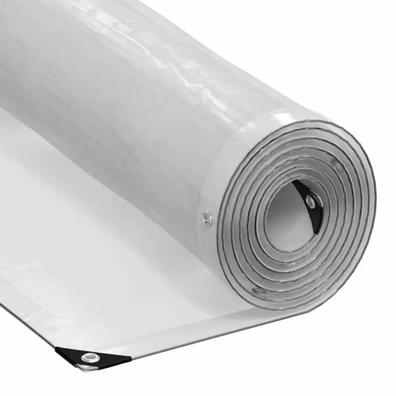 Doorzichtige zeildoek met vier hoeken voor bescherming binnen en buiten - 6 x 12 m / 1 - Afdekdoeken