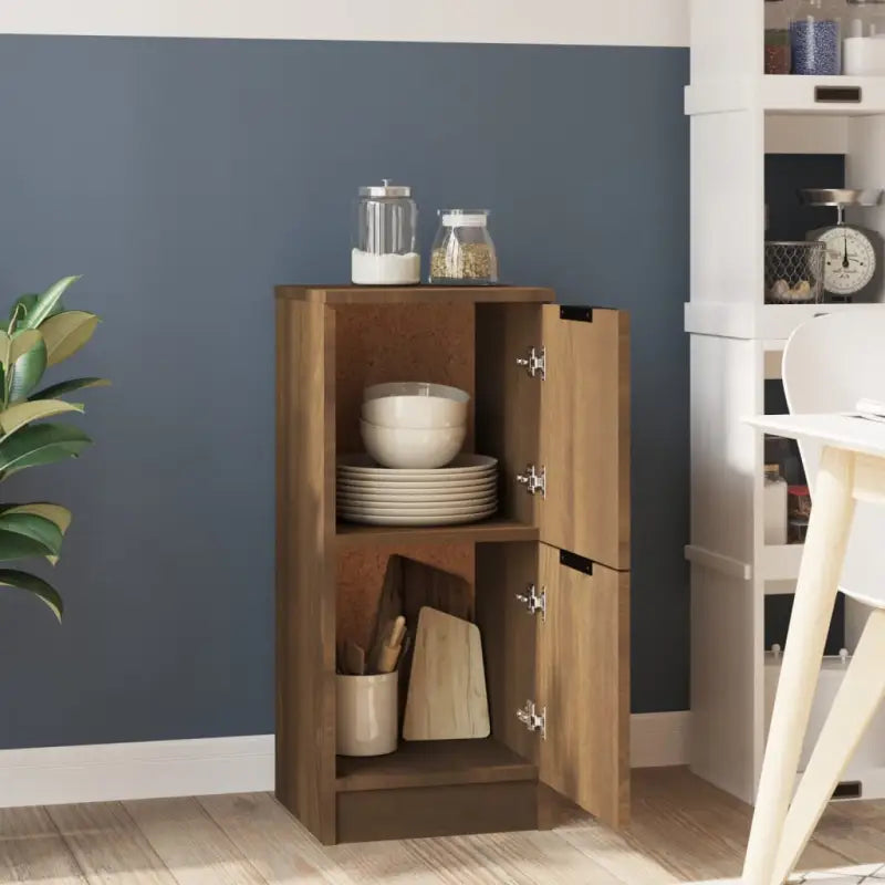 Dressoir met bewerkt hout voor een minimalistische uitstraling - Dressoirs & buffetkasten