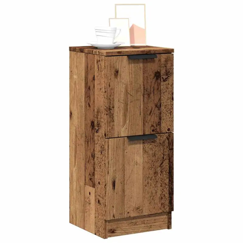 Dressoir met bewerkt hout voor een minimalistische uitstraling - Oud hout / 2 - Dressoirs & buffetkasten