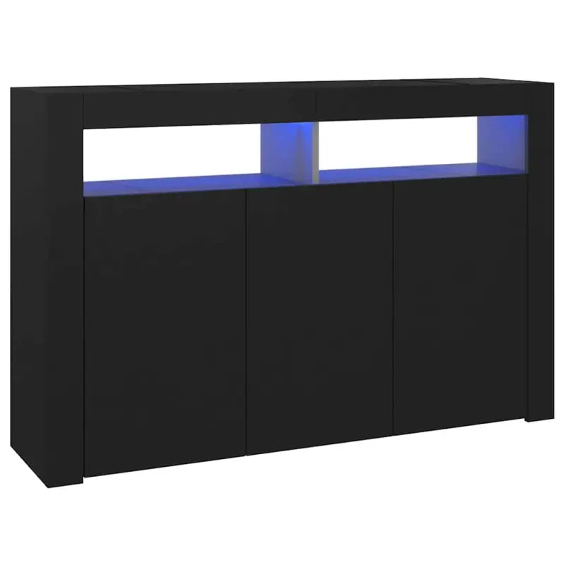 Dressoir met rgb led-verlichting en duurzaam bewerkt hout - Dressoirs & buffetkasten