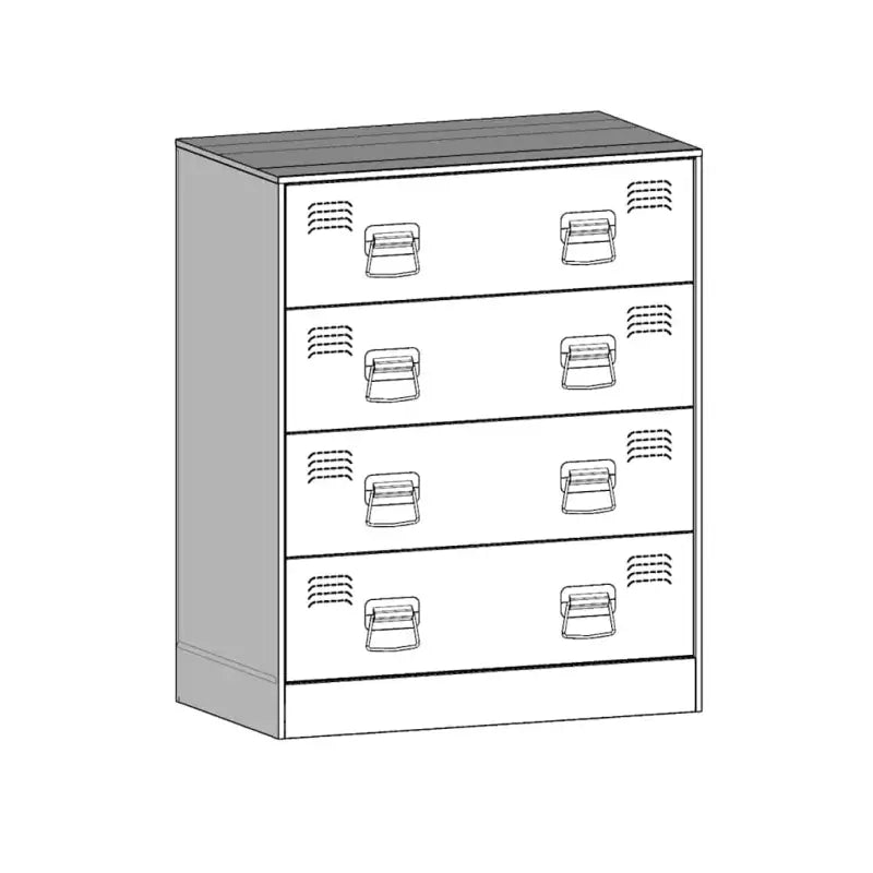 Dressoir met stable koudgewalst staal frame voor in de woonkamer - Dressoirs & buffetkasten