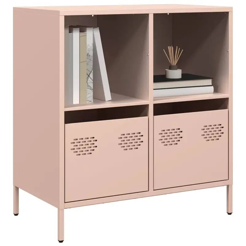 Dressoir met stevig tafelblad van koudgewalst staal - Roze / 1 / 68 cm - Dressoirs & buffetkasten