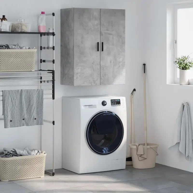 Dressoir van bewerkt hout met elegant en duurzaam ontwerp - Betongrijs / 1 - Dressoirs & buffetkasten